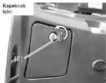 Kapatmak için: (2)