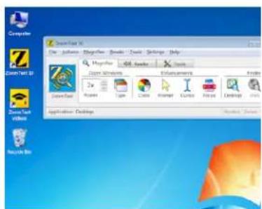 ZoomText 10 - ▶ Büyütme Seviyesini Ayarlama - 3