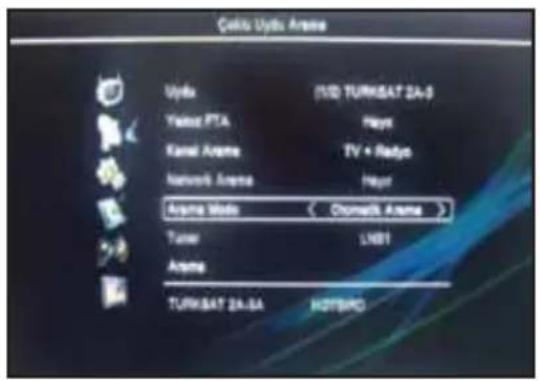 Çelisi Uyda Arama Uyda (1/2) TURISAT 2A-5 Yafez PTA Hays Kana Arama TV + Redjo Kanoriki Arama Heyr Arena Media Chonakis Arama Tuner LNGI Arena TURISAT 2A-5A HOTSPD