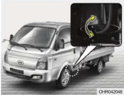 HYUNDAI H-100 (2016) - YAKIT FILTRESI IÇİNDEKİ SUYUN GİDERİLMESİ - 1