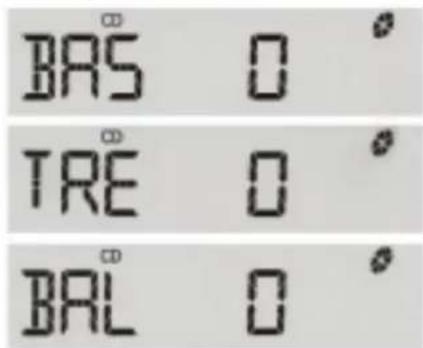 BAS 0 ° TRE 0 ° BAL 0 °