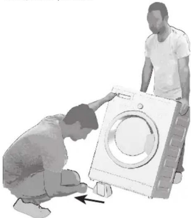 GRUNDIG GWM 9801 - Ambalaj takviyesinin çıkarılması - 1