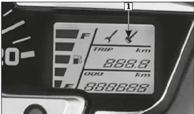 1 F TRIP km 888.8 000 km 888888