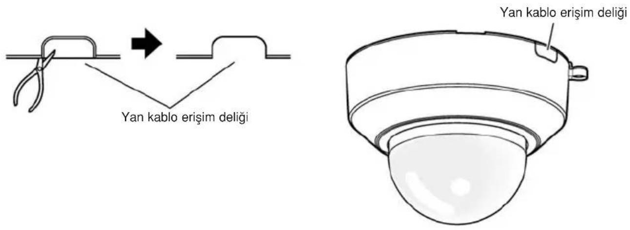 Yarı kablo erişim deliği Yarı kablo erişim deliği