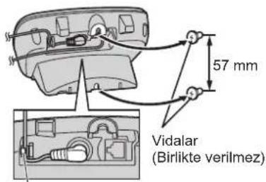 57 mm Vidalar (Birlikte verilmez)