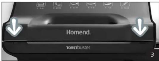 Homend Toastbuster 1316 - Tost makinenizi nasıl kullanacaksınız? - 3