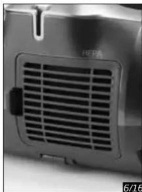 Homend Hurriclean 1230 - Dual motor koruma filtresini temizleme/değiştirme - 1
