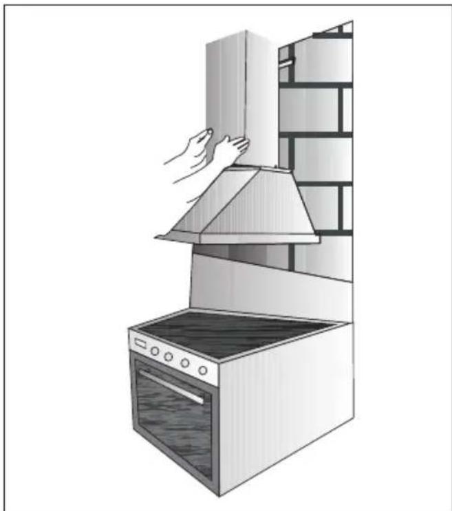 ALTUS ALA 520 W - Davlumbaz Baca Montaji - 1