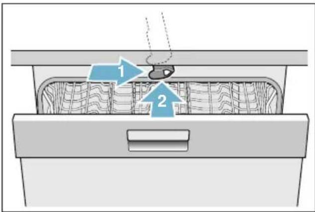 SIEMENS SN536S00KT - Çocuk emniyetinin deaktifleştirilmesi (cihazın kapı kilidi): - 1