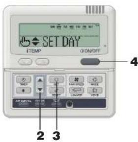 MITSUBISHI FDF71VNPVD1/M - TIMER (ZAMANLAYICI) NASIL ÇALIŞTIRILIR < KABLOLU UZAKTAN KUMANDA (RC-E serisi) > - 1