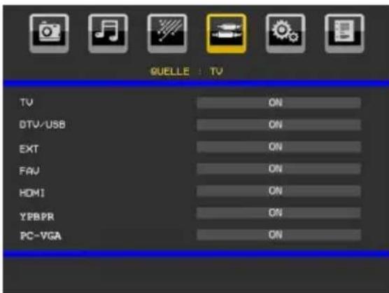 CONTINENTAL EDISON CETVLCD19SD3 - Menü Quelle - 1