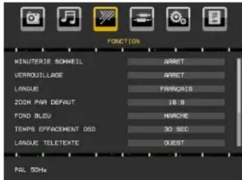 CONTINENTAL EDISON CETVLCD19SD3 - Menu Option - 1