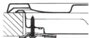 Technical cross-section diagram of a mechanical assembly (no text or labels)