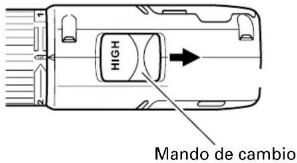 HITACHI DS 9DVF - Cambio de velocidad de rotación - 1