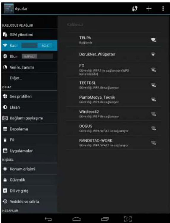 General Mobile Discovery Tab 8 3G - Wi-Fi (Kablosuz Bağlan) - 3