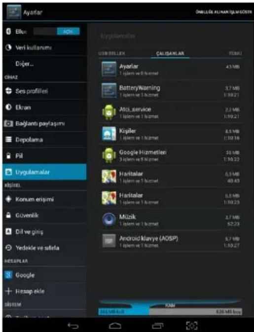 General Mobile Discovery Tab 8 3G - Uygulamalar - 3