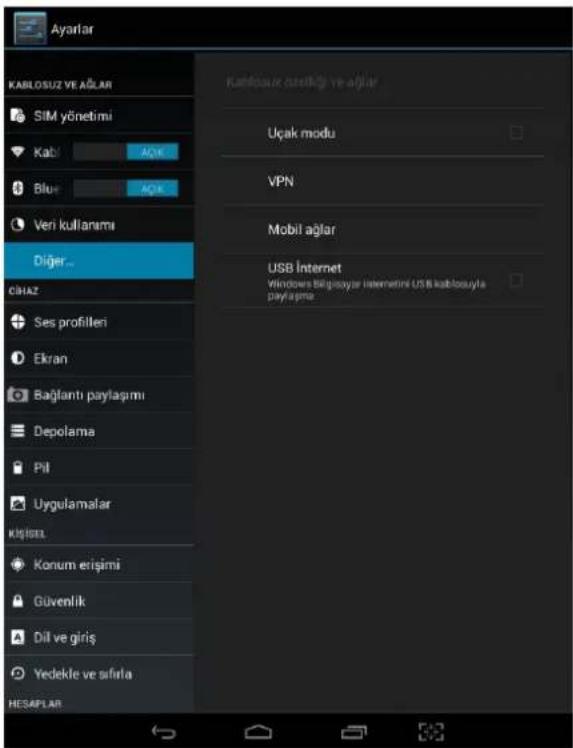 General Mobile Discovery Tab 8 3G - Veri kullanımı - 2