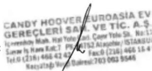HOOVER HGL631SPX - CANDY-HOOVER-EUROASIA EV GEREÇLERİ SAN VE TİC. A.Ş. - 1