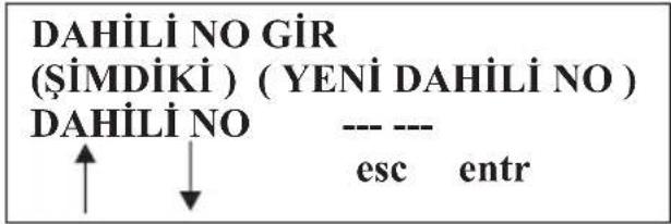 Multitek Star1 - 2.a. Mx DAHİLİ NO GİR programlanması: - 1