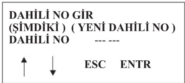 Multitek Star2 - 2.a. Mx DAHİLİ NO GİR programlanması: - 1