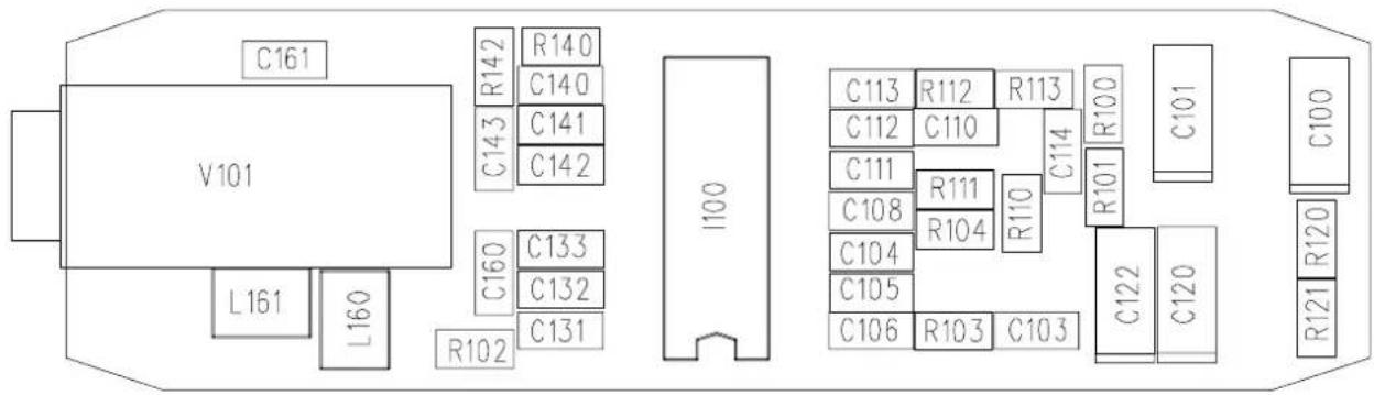 C161 V101 L161 L160 R142 R140 C143 C140 C141 C142 C160 C133 C132 C131 R102 I100 C113 R112 R113 C112 C110 C111 R111 C108 R104 R110 C104 C105 C106 R103 C103 C122 C120 C101 R100 R101 C102 C103 R120 R121