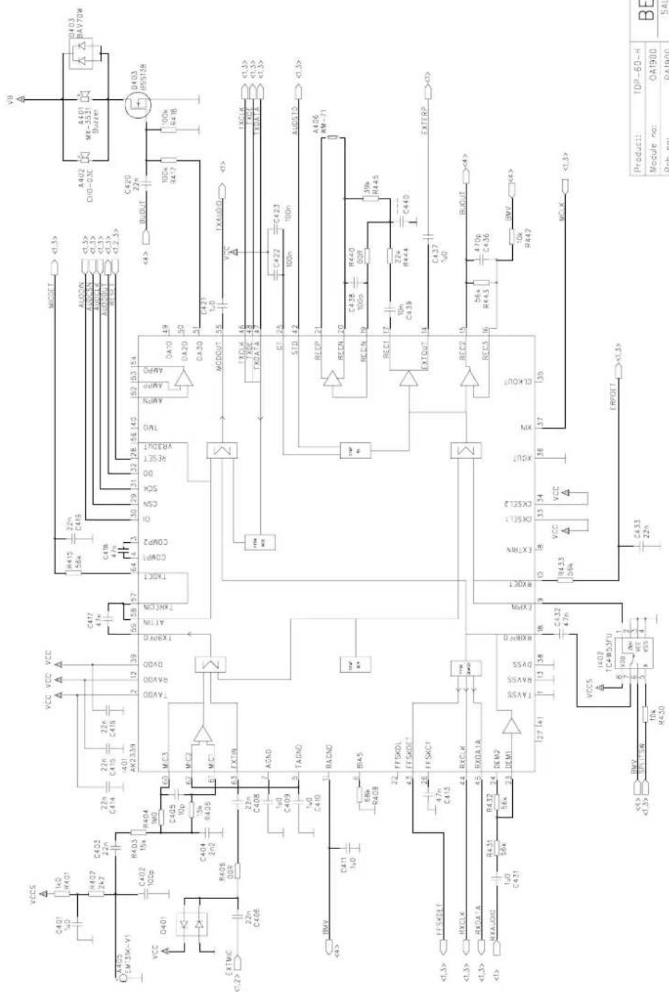 VCCS C401 1x0 K401 R407 2x2 C403 22n C414 R404 15x C405 10p C406 15w R405 2n2 R405 00R C402 100p R403 15x C405 10p C405 15w R405 2n2 C404 2n2 EXTMIC 22n C406 VCC D401 D403 EM/35K-V1 VCC D401 EXTMIC BMV FFSKDL FFSKDL FFSKCL RXCLK RXDA1A RXA1A00 1x0 C431 56k R431 R432 58k R432 56k R432 58k R432 56k R432 58k R432 56k R432 58k R432 56k R432 58k R432 56k R432 58k R432 56k R432 58k