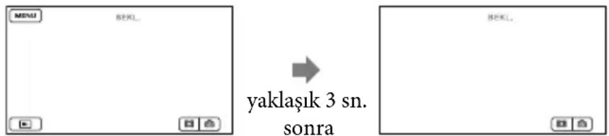 MENU BEKL yaklaşık 3 sn. sonra