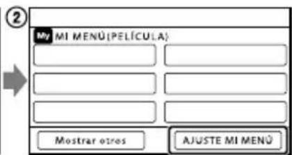 My MI MENÚ(PELÍCULA) Mostrar otros AJUSTE MI MENÚ