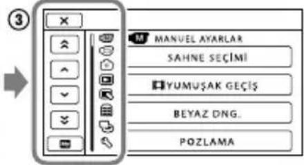 MANUEL AYARLAR SAHNE SEÇIMİ YUMUŞAK GEÇİŞ BEYAZ DNG. POZLAMA