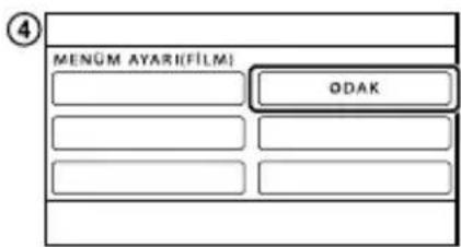4 MENÜM AYARI(FILM) ODAK