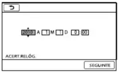 2010 A 1 M 1 D 0:00 ACERT.RELOG. SEGUINTE
