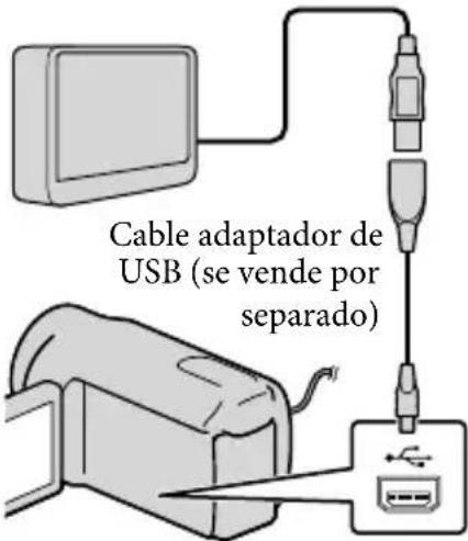 Cable adaptador de USB (se vende por separado)