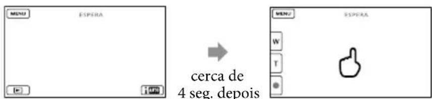 MENU ESPERA → cerca de 4 seg. depois MENU ESPERA W T ●