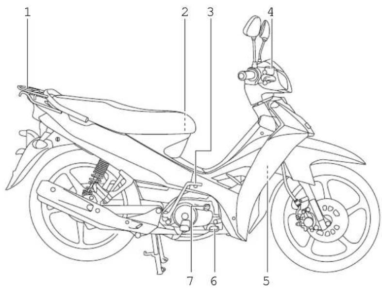 YAMAHA T110C (2010) - Sağdan görünüm - 1