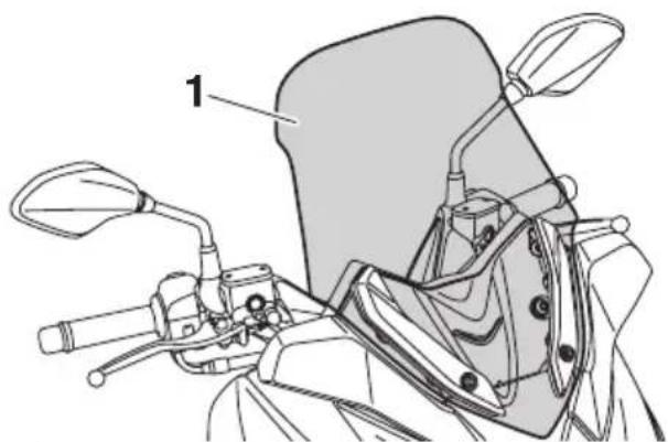 YAMAHA XMAX 250 (2019) - Ön cam - 1