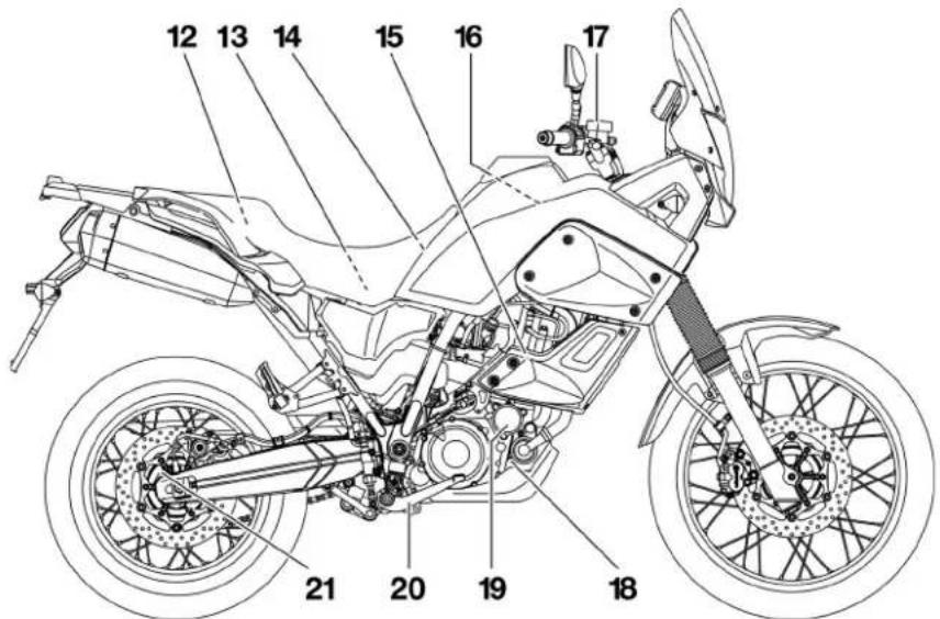 YAMAHA XT660Z (2013) - XT660ZA - 1