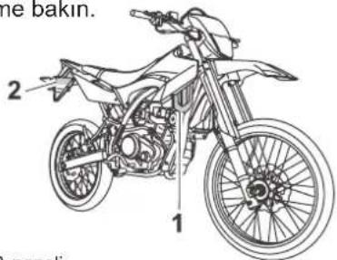 YAMAHA WR125X (2012) - Panellerin sökülmesi ve takılması - 1