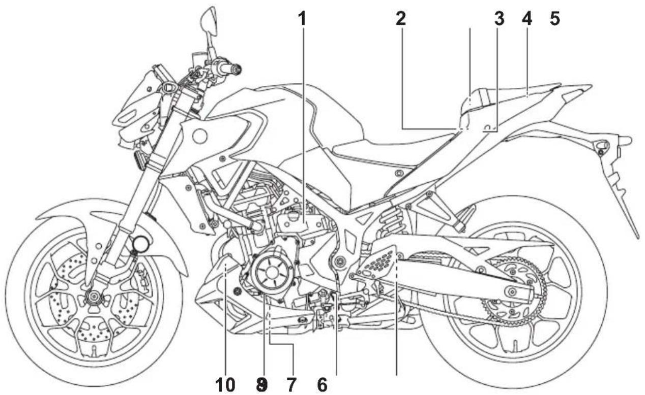 YAMAHA MT25 (2020) - Soldan görünüm - 2