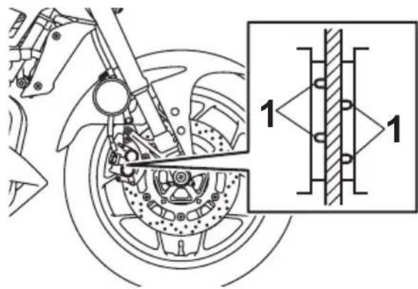 YAMAHA MT25 (2020) - Ön fren balataları - 1