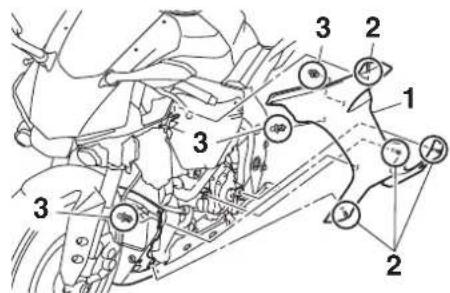 YAMAHA YZF-R1 (2014) - Rüzgarlık A ve B (YZF-R1 için) - 1