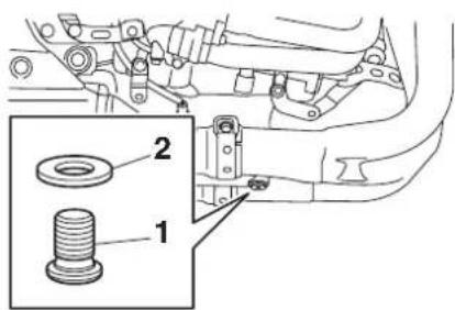 YAMAHA YZF-R1 (2014) - Motor yağının değiştirilmesi (yağ filtresi kartuşu dahil veya hariç) - 2