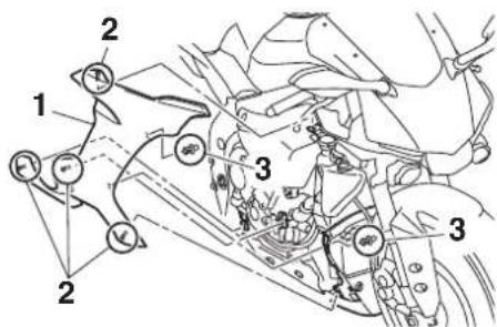 YAMAHA YZF-R1 (2014) - Rüzgarlık A ve B (YZF-R1 için) - 2