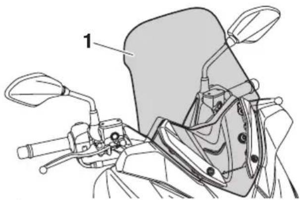 YAMAHA XMAX 400 (2019) - Ön cam - 1