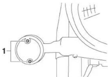 YAMAHA XVS1300A (2015) - Sinyal veya park/fren ampul- lerinin değiştirilmesi - 1