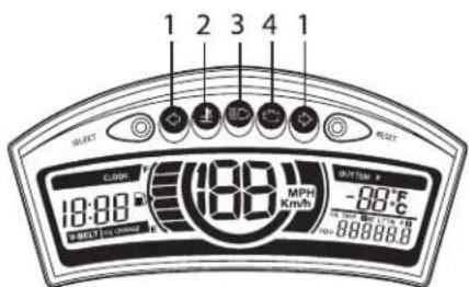 YAMAHA XENTER 150 (2013) - GÖSTERGE TABLOSU VE KUMANDA FONKSİYONLARI - 2