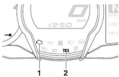 YAMAHA FJR1300AE (2019) - GÖSTERGE TABLOSU VE KUMANDA FONKSİYONLARI - 1