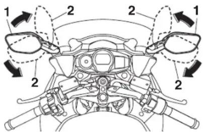 YAMAHA FJR1300AE (2019) - Dikiz aynaları - 1