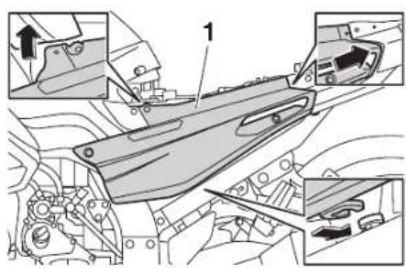 YAMAHA FJR1300AE (2019) - Panelin sökülmesi - 3