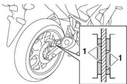 YAMAHA YZF-R25 (2015) - Arka fren balataları - 1