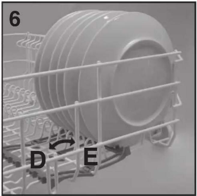 HOOVER HFDN 4S600PW-17 - Üst sepet (Şekil 6) - 1